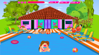 Swimming pool kissing - Lovers kissing game screenshot 3