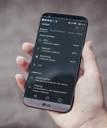 Simple Dark Theme LG G6 V20 G5 V30 screenshot 3