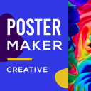 Poster Maker, Flyer Designer, Ads Page Designer Icon