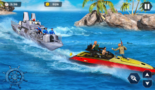 US Police Cop Chase : US Navy Ship Games screenshot 11