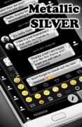 SMS Messages Metallic Silver screenshot 0
