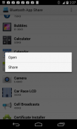 Bluetooth application share screenshot 1