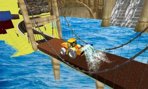 Mountain River Bridge Construction Road Builder screenshot 12