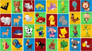 Treinar memória - figurinhas e desenhos de animais screenshot 4
