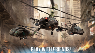 Modern War Choppers: juego bélico de disparos JcJ screenshot 6