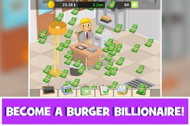 Burger Clicker Idle Money Game screenshot 10