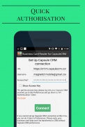 Capsule CRM Business Card Reader screenshot 1