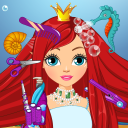 Mermaid Beauty Hair Salon Icon
