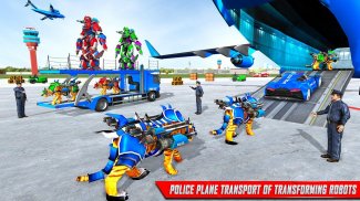robot robot robot permainan: transportasi polisi screenshot 5