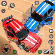 विध्वंस कार डर्बी स्टंट 2020: कार शूटिंग गेम screenshot 6