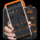 Black Orange Theme Icon
