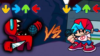 Imposter in FNF battle missions and Among US screenshot 0