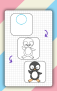 How to draw cute animals step screenshot 4