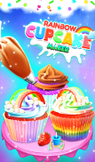 Rainbow Cupcake Maker: DIY Cooking Games 2019 screenshot 7