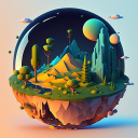 Idle Planet Miner Icon
