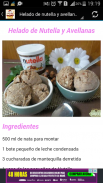 Ricas Recetas de Helados screenshot 6