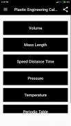 Plastic Engineering Calculator screenshot 1
