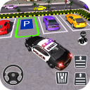 Police Car Park City Highway Icon