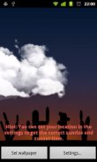 Cloudy Sky Live Wallpaper screenshot 2