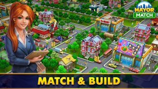 Mayor Match building & match-3 screenshot 1
