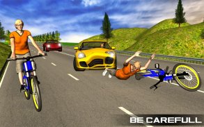 Bicycle Rider Traffic Race 17 screenshot 6