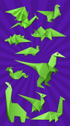 Dinosauri e draghi di origami screenshot 1