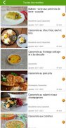 Recettes de casseroles screenshot 1