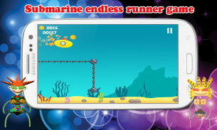 Submarine Infinite Runner War screenshot 0