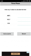 KVA/Hp/Kw  Calculator and Converter screenshot 1