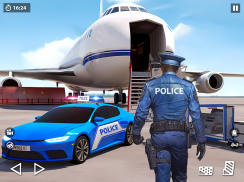 Police Airplane Pilot - Transporter Plane Game 3D screenshot 9