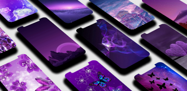 紫の壁紙 screenshot 7