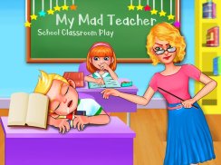 Çılgın Mad Öğretmen - Okul Sınıf Trouble Maker screenshot 0