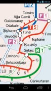 Istanbul Metro e tram Mappa screenshot 2