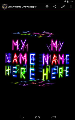 3D My Name Live Wallpaper - APK Download for Android | Aptoide