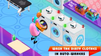 My Laundry Shop Manager: Dirty Clothes Washing screenshot 3