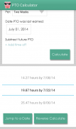 PTO Calculator screenshot 3