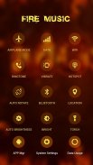 Flame Music APUS Launcher theme screenshot 2