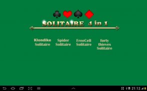 سوليتير لعبة حزمة screenshot 0