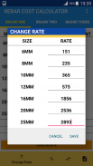 Steel TMT RebarCost Calculator screenshot 6