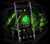 Green Dragon Eye Theme screenshot 2