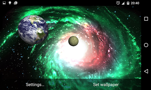 Giờ đây, bạn có thể tận hưởng cảm giác như đang du lịch qua vũ trụ với 3D Galaxy Live Wallpaper HD. Những bức hình nền sáng tạo và sống động này sẽ mang đến cho bạn cảm giác như thực sự đang trải nghiệm vẻ đẹp kỳ diệu của vũ trụ. Kết hợp với hiệu ứng âm thanh đặc biệt, bạn sẽ cảm thấy như mình đang đóng vai trò trong một bộ phim khoa học viễn tưởng.