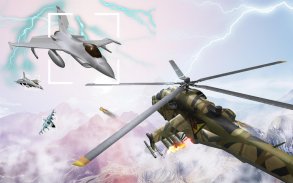 طائرات الهليكوبتر محاكي 3D حربية معركة جوية الهجوم screenshot 4