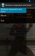 Workout stopwatch and timer screenshot 1