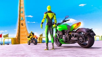 Superhero Bike Stunt Games GT screenshot 2