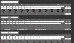 Bowling Score Sheet screenshot 2