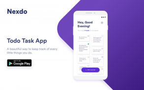 Nexdo: Minimal Todo List, Tasks on Notification screenshot 1