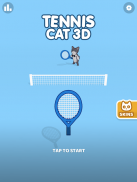 Tennis Cat 3D screenshot 3