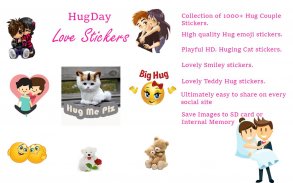 Hug Me Love Stickers & valentineday emoji screenshot 0