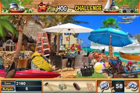 Challenge #196 Seashore Free Hidden Objects Games screenshot 1