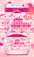 لوحة المفاتيح الحب الوردي screenshot 2